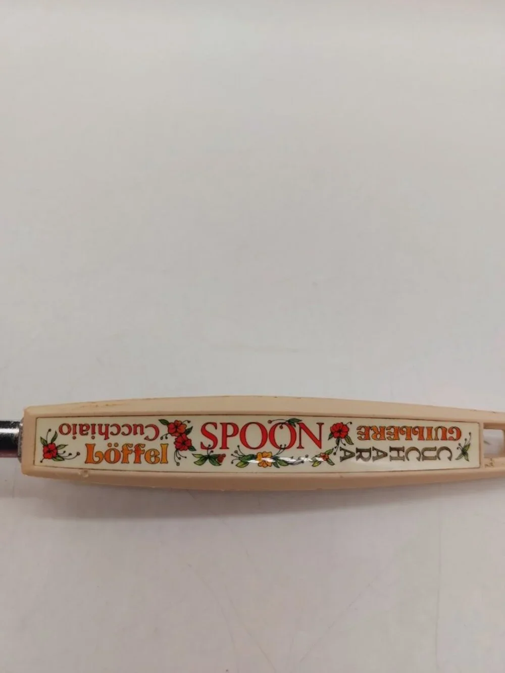 Vintage Ekco Metal Spoon Corning Cook Kitchen Utensil Spice Of Life MCM